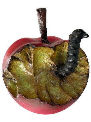 Giant Apple with Worm Props, Prop Hire