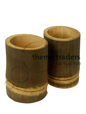 Bamboo Glass Holder Props, Prop Hire