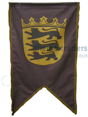 Medieval Banner Heraldic Props, Prop Hire