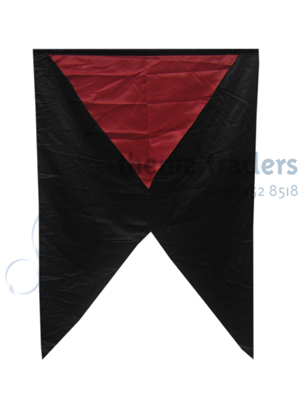 Red on Black Banner - Small Props, Prop Hire