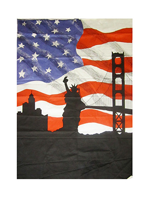 New York Themed Flag Props, Prop Hire