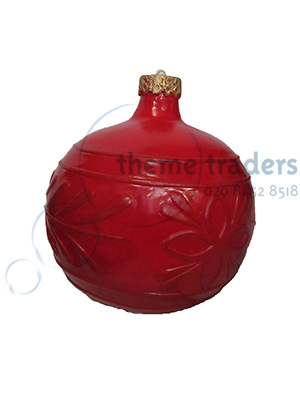 Giant Red Bauble Props, Prop Hire