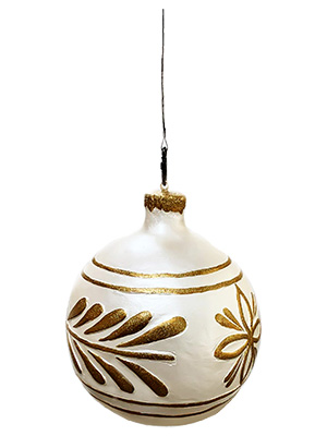 White and Gold Bauble Props, Prop Hire