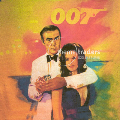 Sean Connery and Bond Girl  2 meter panel Props, Prop Hire