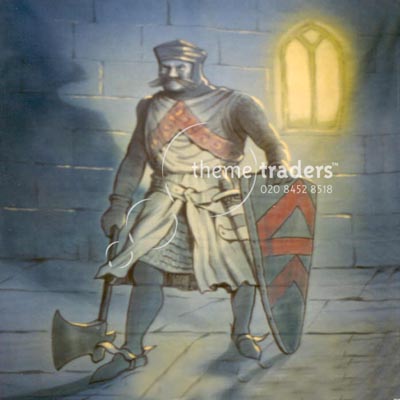 Knight in Armour Backdrop Props, Prop Hire