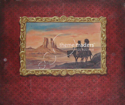 American Indian Painting Backdrop Props, Prop Hire