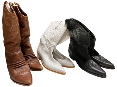 Cowboy Boots Many Styles Props, Prop Hire