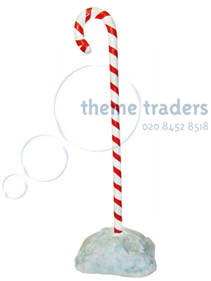 Freestanding Candy Cane Props, Prop Hire