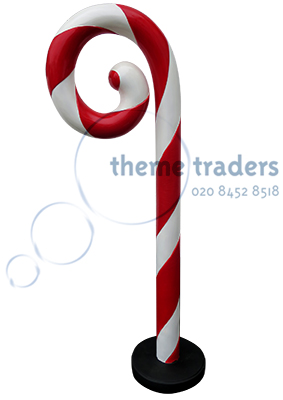 Giant Standing Candy Cane Props, Prop Hire