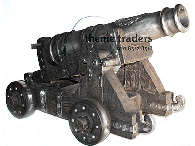 Military Cannon Statues Props, Prop Hire