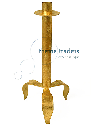 Gold Candle Sticks Props, Prop Hire