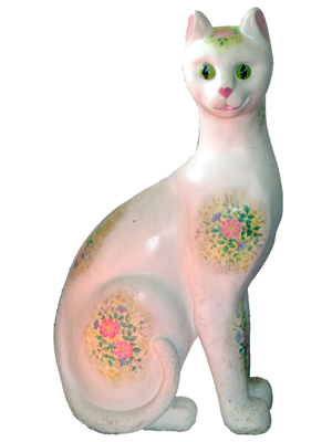 Giant Sitting Cat Statues Props, Prop Hire