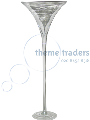 90cm Champagne Glass (100 available) Props, Prop Hire