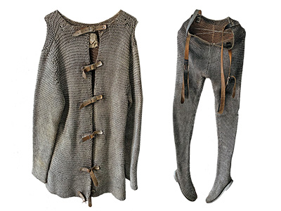 Chain Mail Armour Costume Props, Prop Hire
