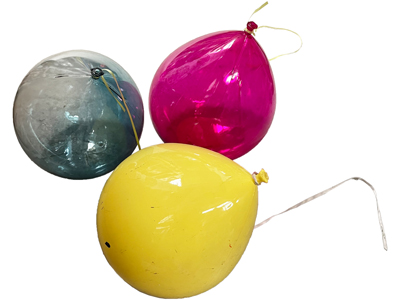 Rigid Plastic Balloons 40 Cms Props, Prop Hire