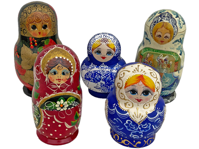 Russian Dolls Props, Prop Hire