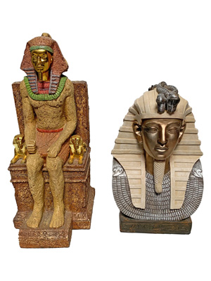 Egyptian Gods Table Statues Props, Prop Hire