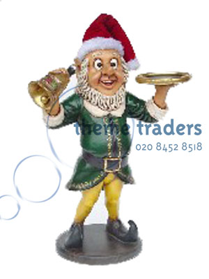 Elf with Bell Statues Props, Prop Hire