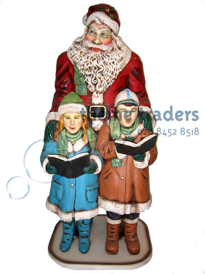 Father Christmas and Children Statues Props, Prop Hire