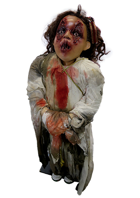 Ghost Child Haunted Statue Props, Prop Hire