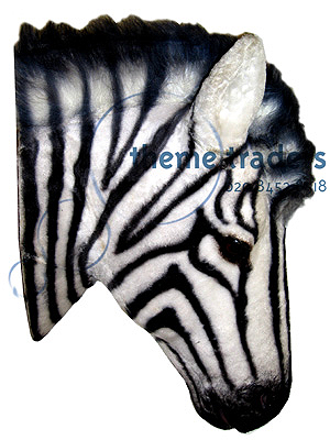 Zebras Heads Props, Prop Hire