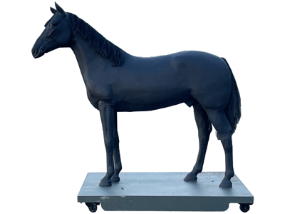 Lifesize Racing Horse Statues Props, Prop Hire