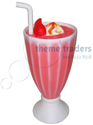 Giant Milk Shakes Smoothies Props, Prop Hire