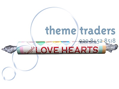 Giant Love Hearts Sweets Props, Prop Hire