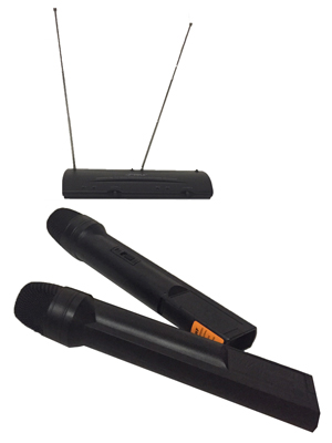 Air Microphones with Controller Transmitter Props, Prop Hire