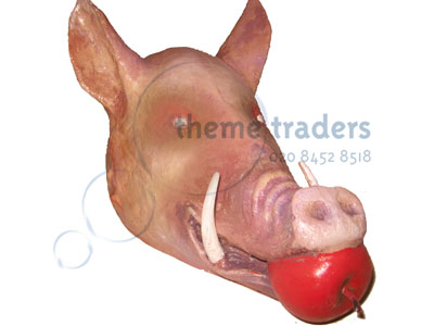 pig head with long nose Props, Prop Hire