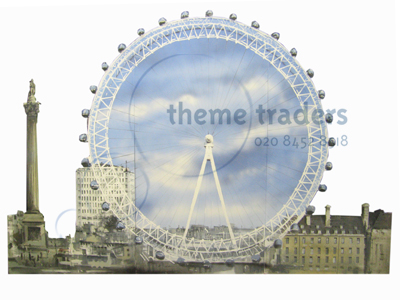 London Eye Silhouettes Props, Prop Hire