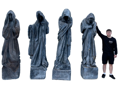 Dementor Graveyard Hooded Statues Props, Prop Hire