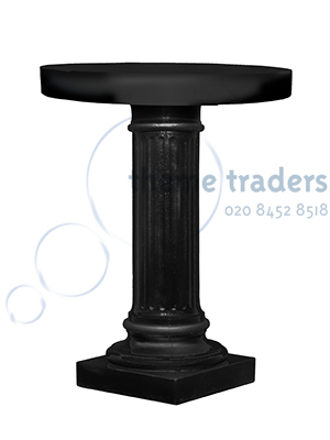 Black Column poseur table Props, Prop Hire