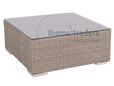 Wicker lounge table Props, Prop Hire