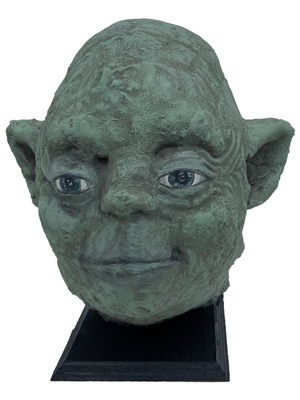 Yoda Alien Head On Stand Props, Prop Hire