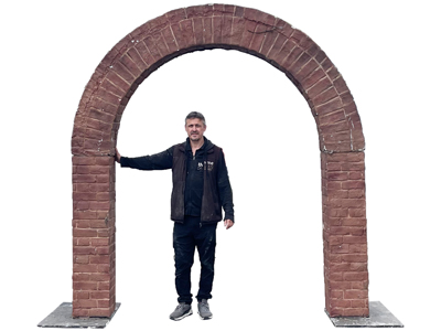 Brick Archway Props, Prop Hire