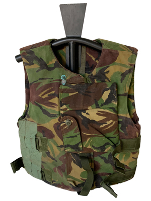 Camouflage Body Armour Props, Prop Hire
