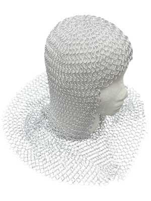 Chainmail Coif Hood Armour Props, Prop Hire