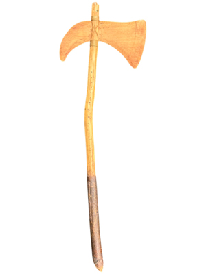 Wooden Axe Native Props, Prop Hire