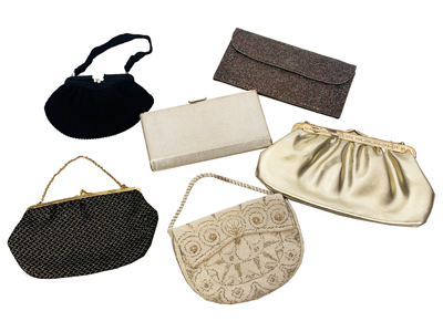 Womans Evening Bags and Purses Props, Prop Hire