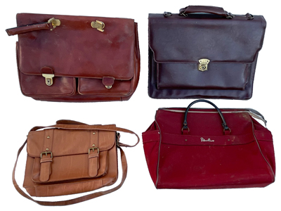 Leather Briefcases and Satchels Props, Prop Hire