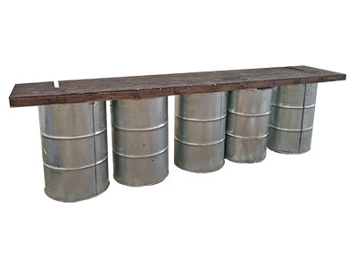 Galvanised Barrel Bar Props, Prop Hire