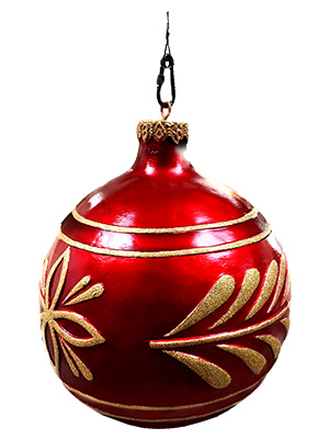 Red and Gold Bauble Props, Prop Hire