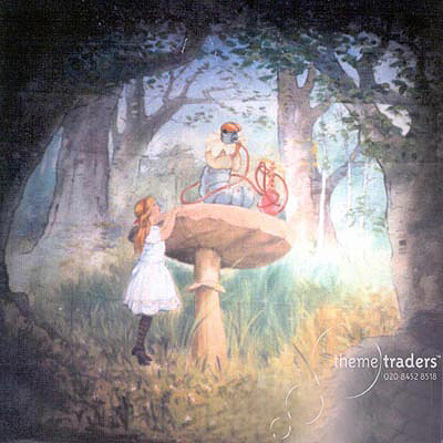 Alice in Wonderland Backdrop Props, Prop Hire