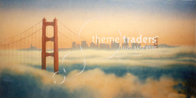 Golden Gate Bridge Backdrop Props, Prop Hire
