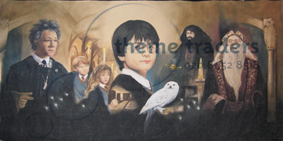 Harry James Potter Backdrop Props, Prop Hire