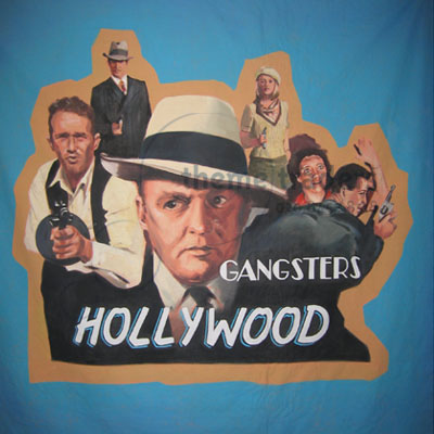 Hollywood Gangsters Backdrop Props, Prop Hire