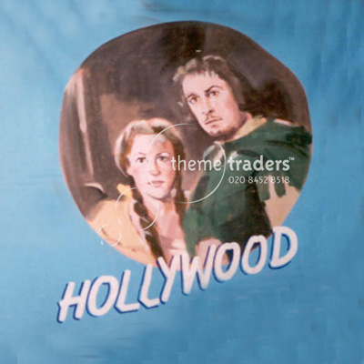 Hollywood Movie Stars Backdrop Props, Prop Hire