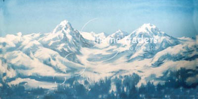 Scenic Alpine backdrop Props, Prop Hire