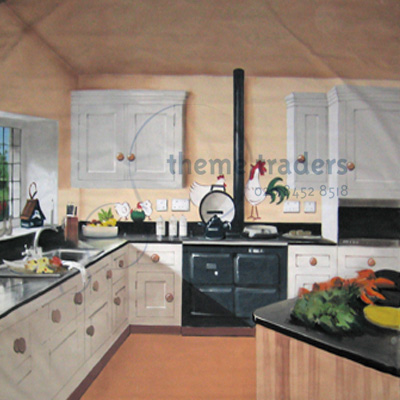 Kitchen Backdrops (2 available) Props, Prop Hire